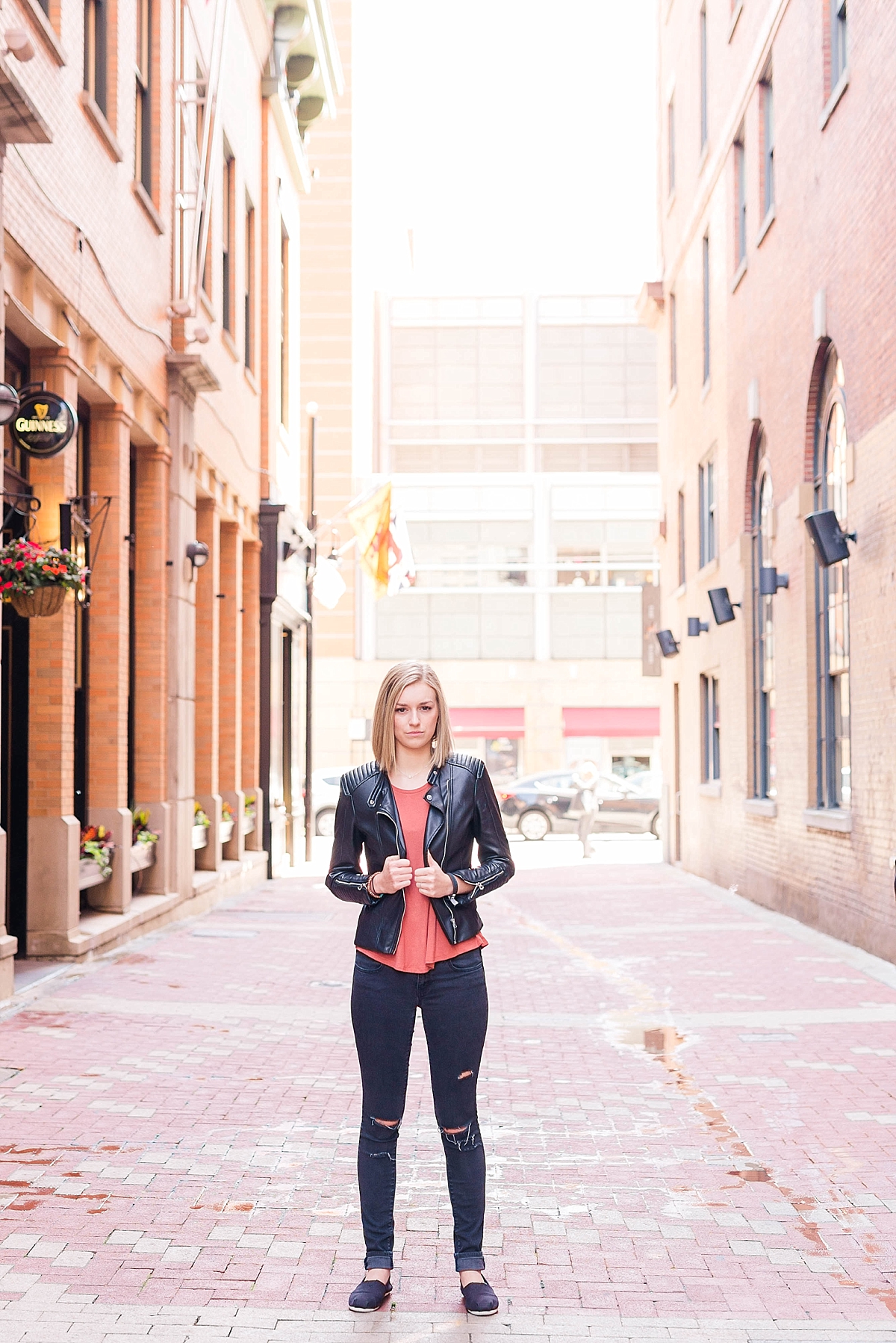 downtown cincinnati senior session
