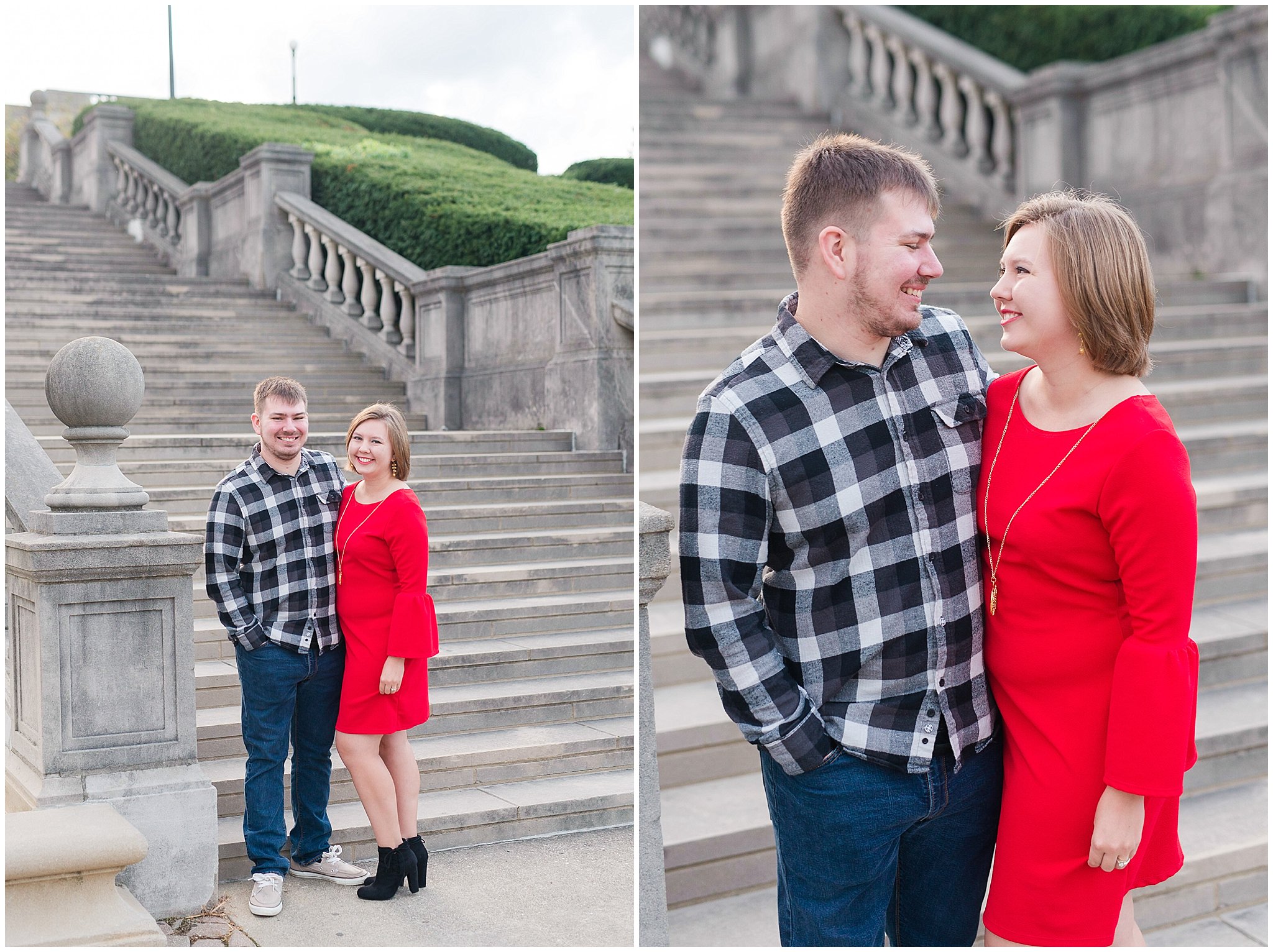 Christmas Inspired Engagement Photos