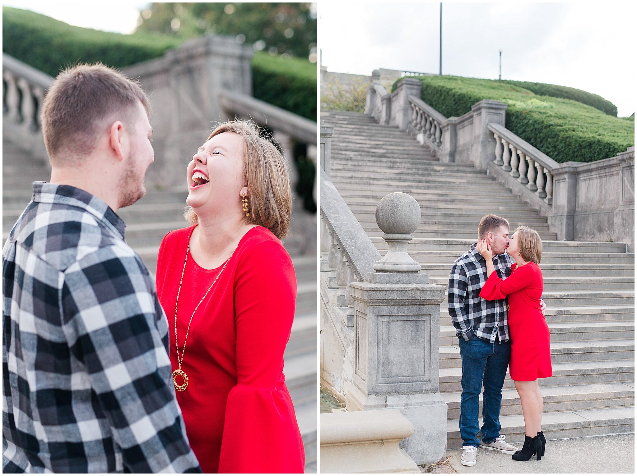 Christmas Inspired Engagement Photos
