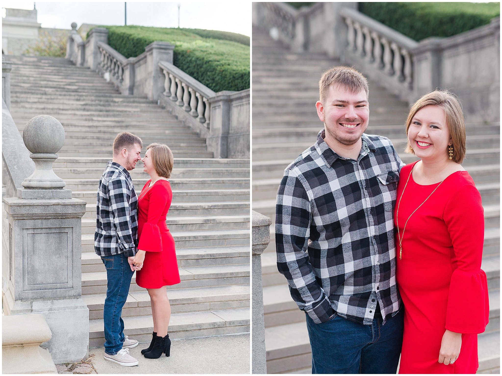 Christmas Inspired Engagement Photos