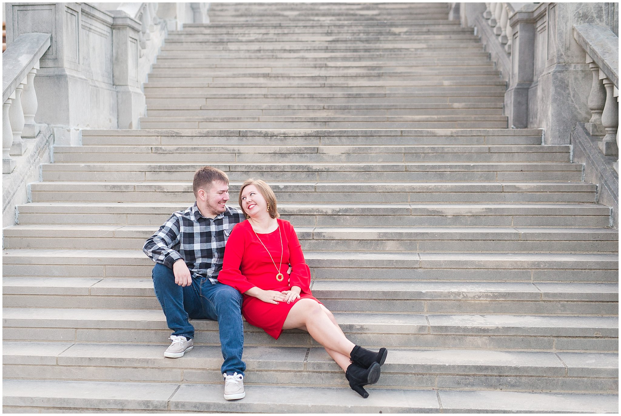 Christmas Inspired Engagement Photos