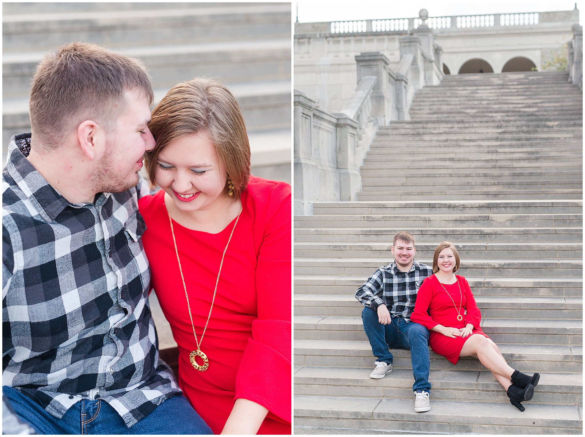 Christmas Inspired Engagement Photos