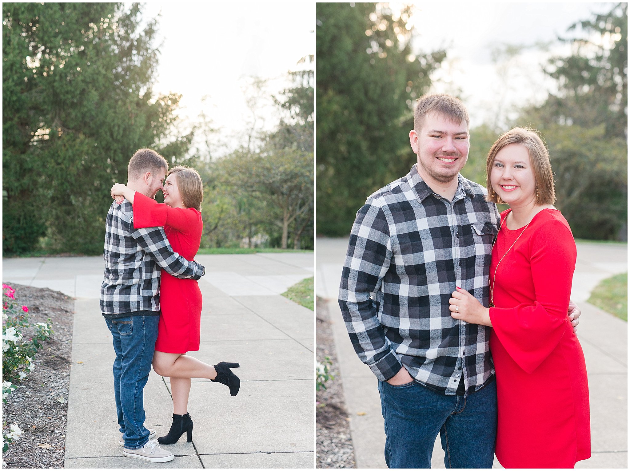 Christmas Inspired Engagement Photos