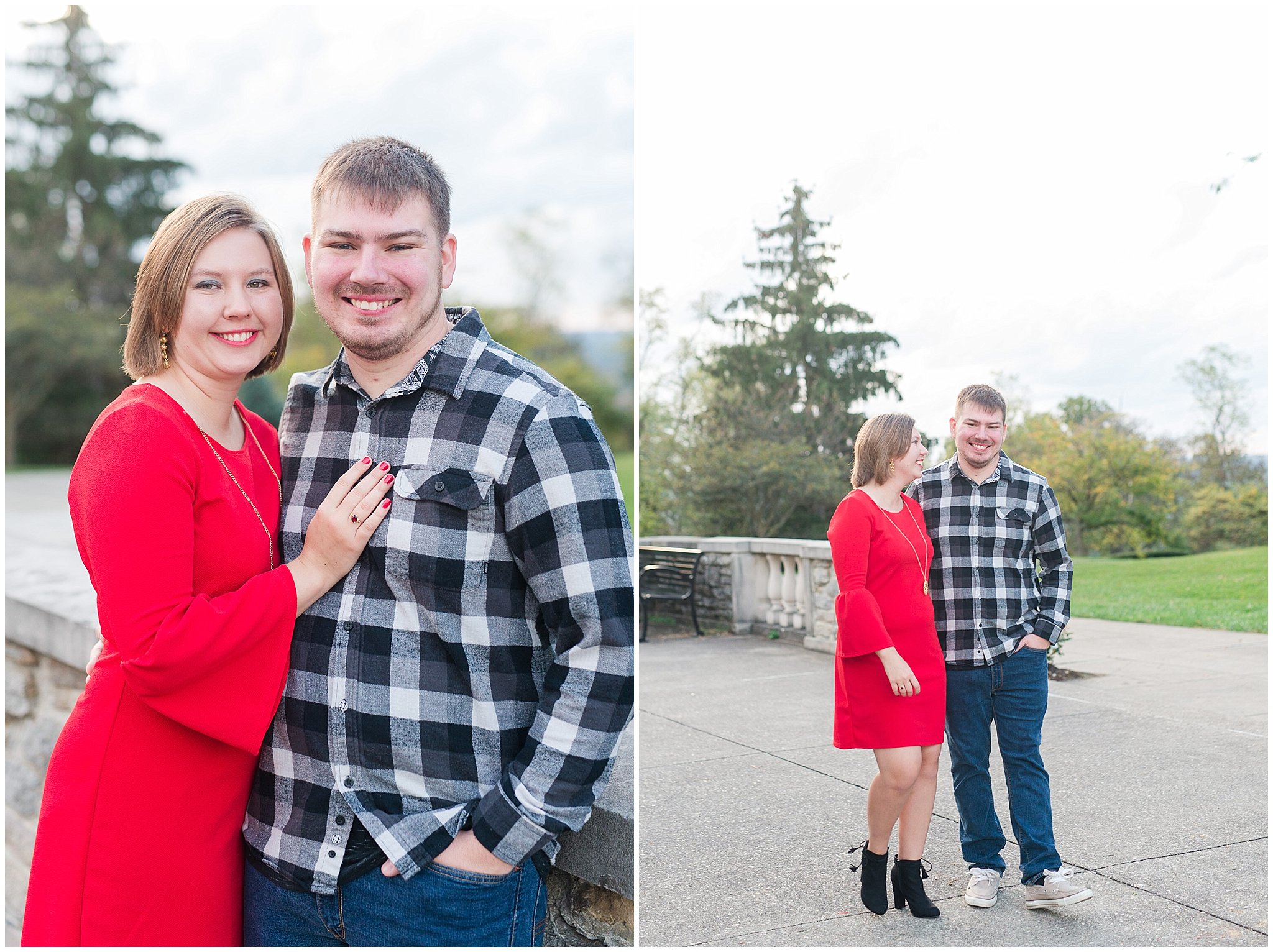 Christmas Inspired Engagement Photos