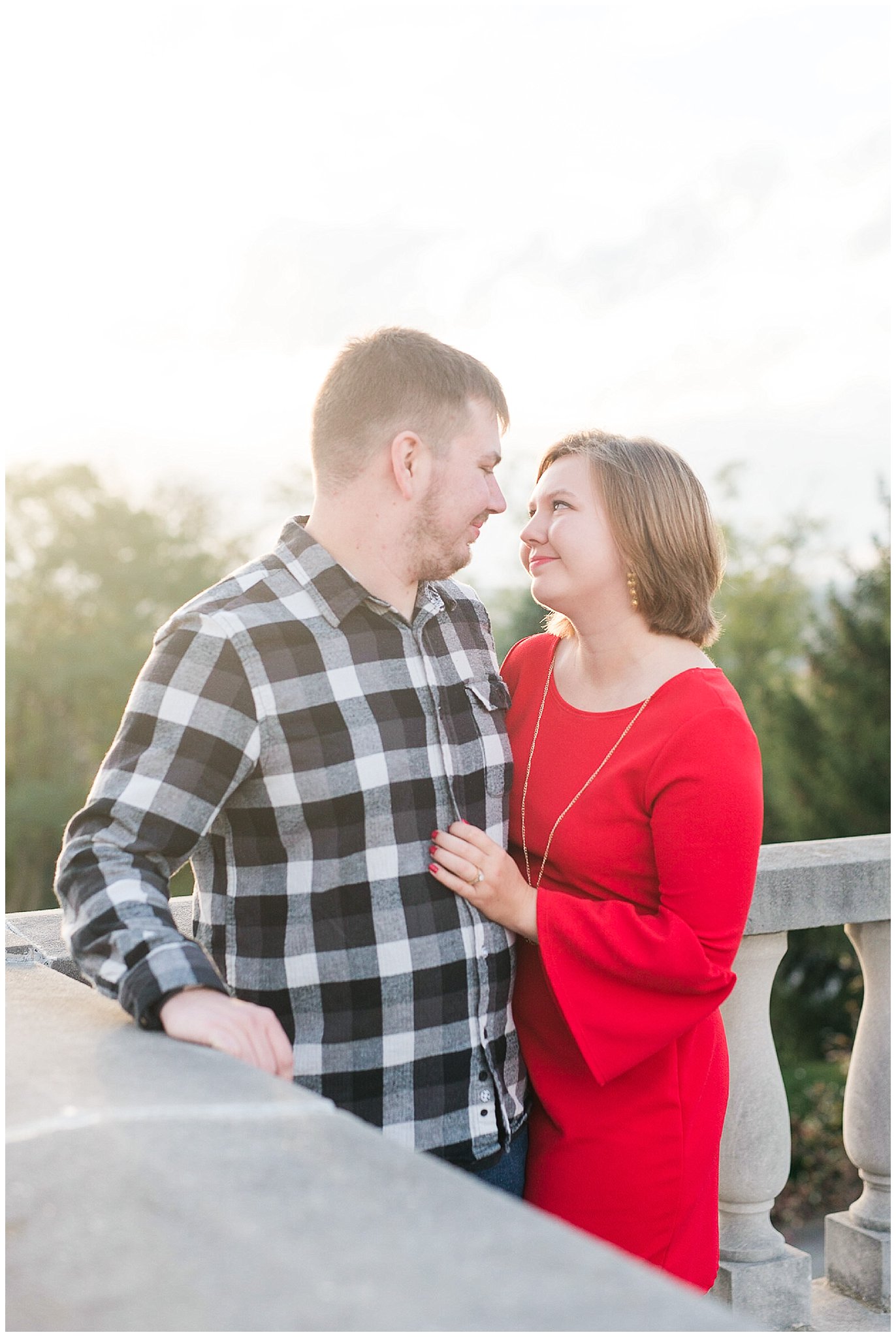 Christmas Inspired Engagement Photos
