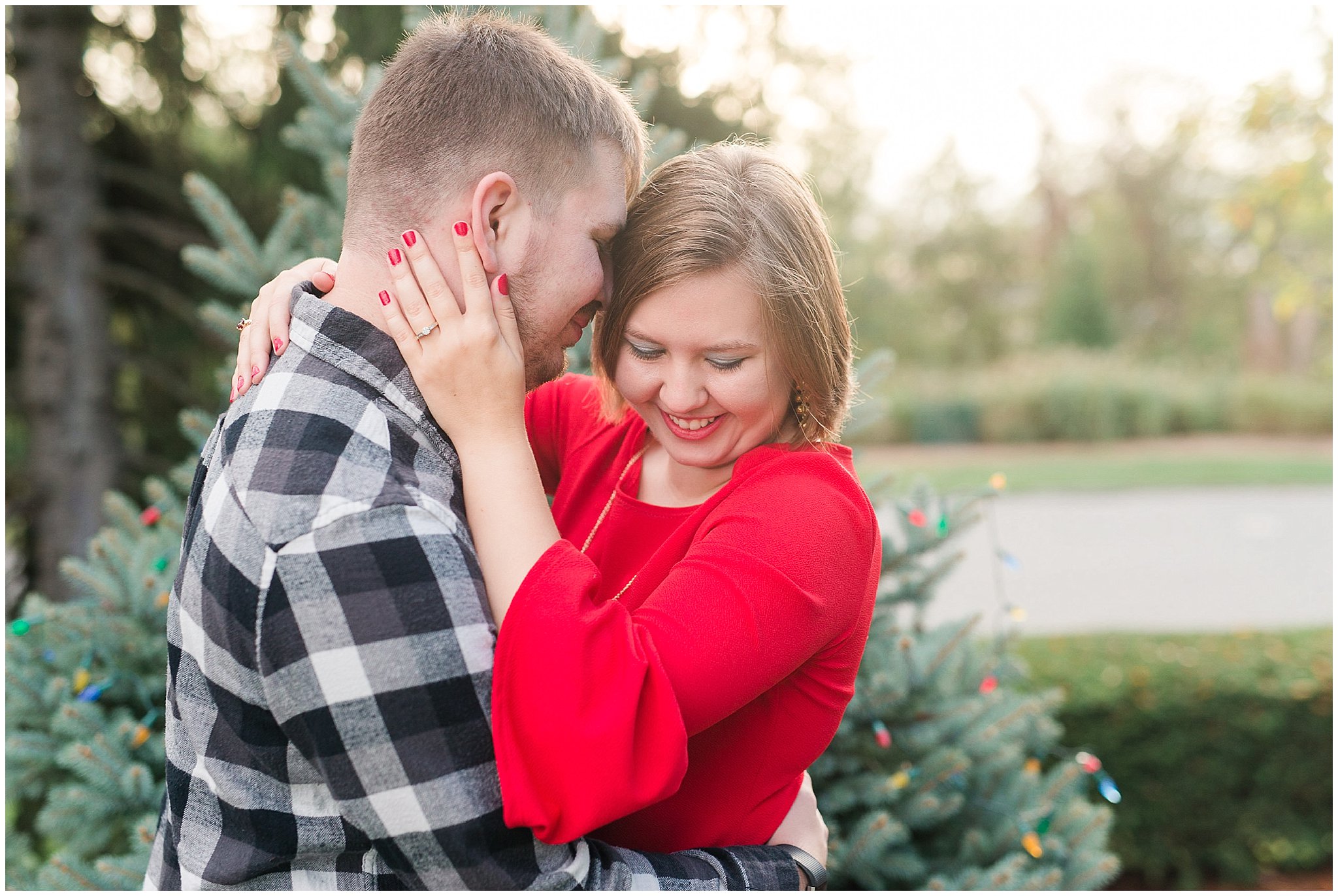 Christmas Inspired Engagement Photos