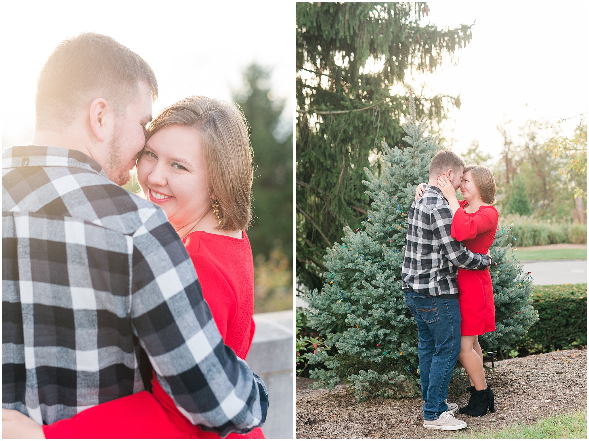 Christmas Inspired Engagement Photos