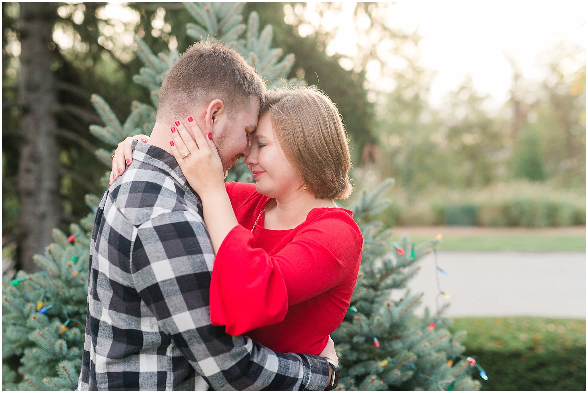 Christmas Inspired Engagement Photos