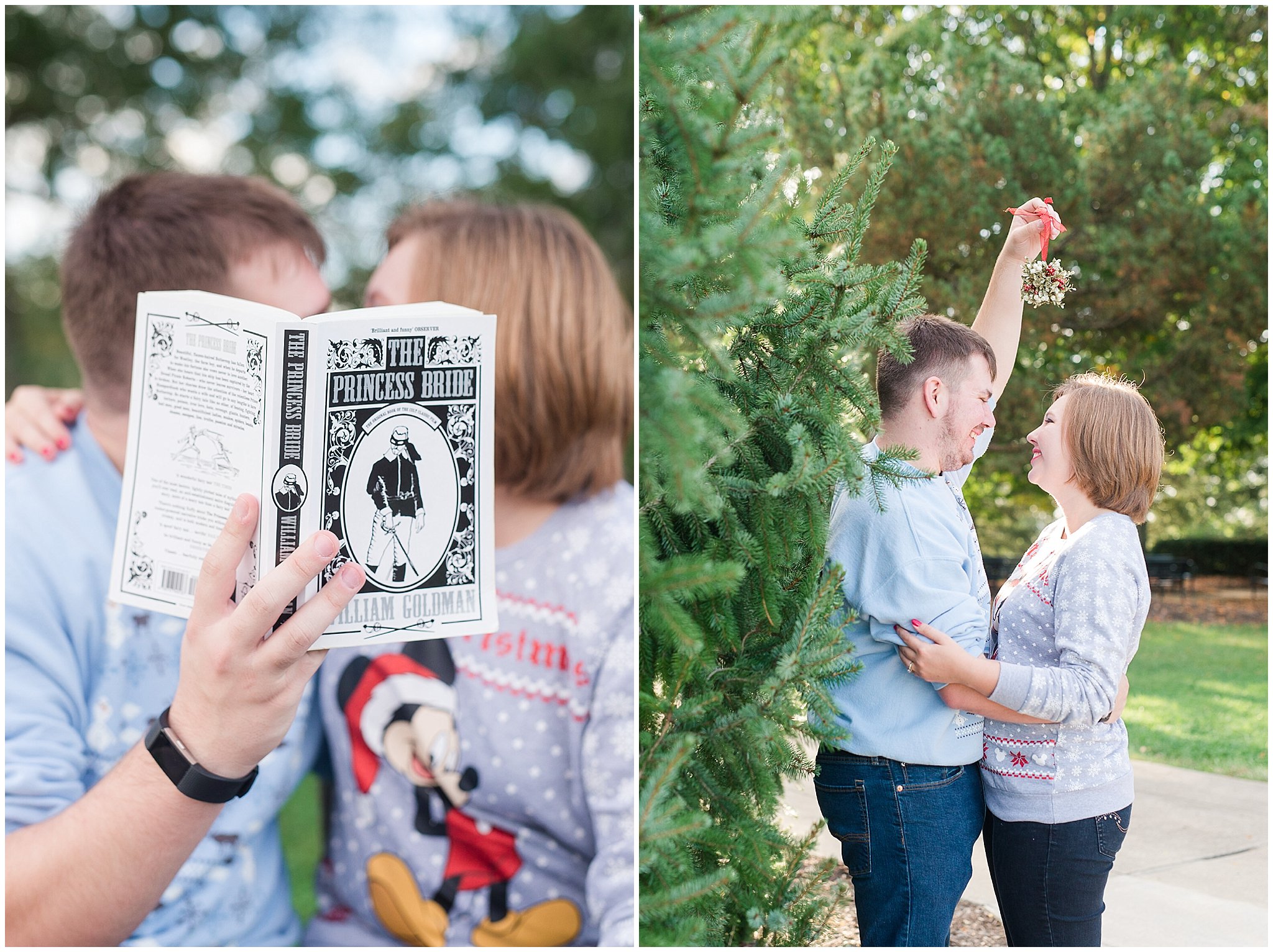 Christmas Inspired Engagement Photos
