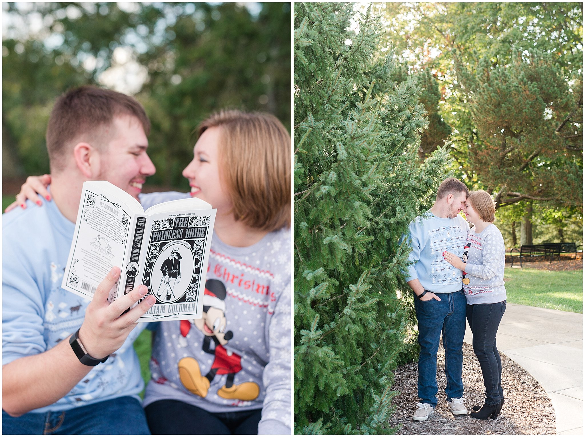 Christmas Inspired Engagement Photos