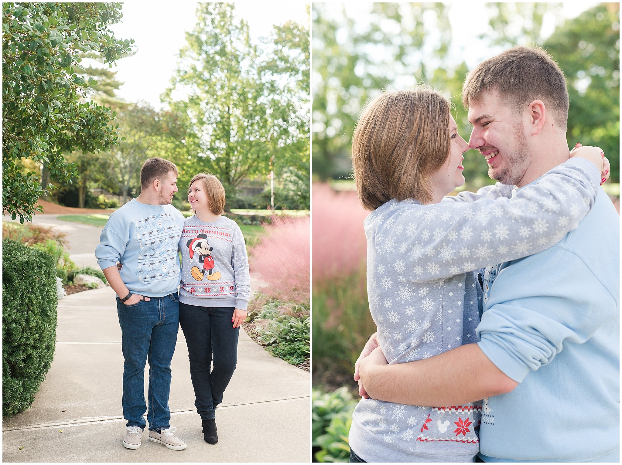 Christmas Inspired Engagement Photos