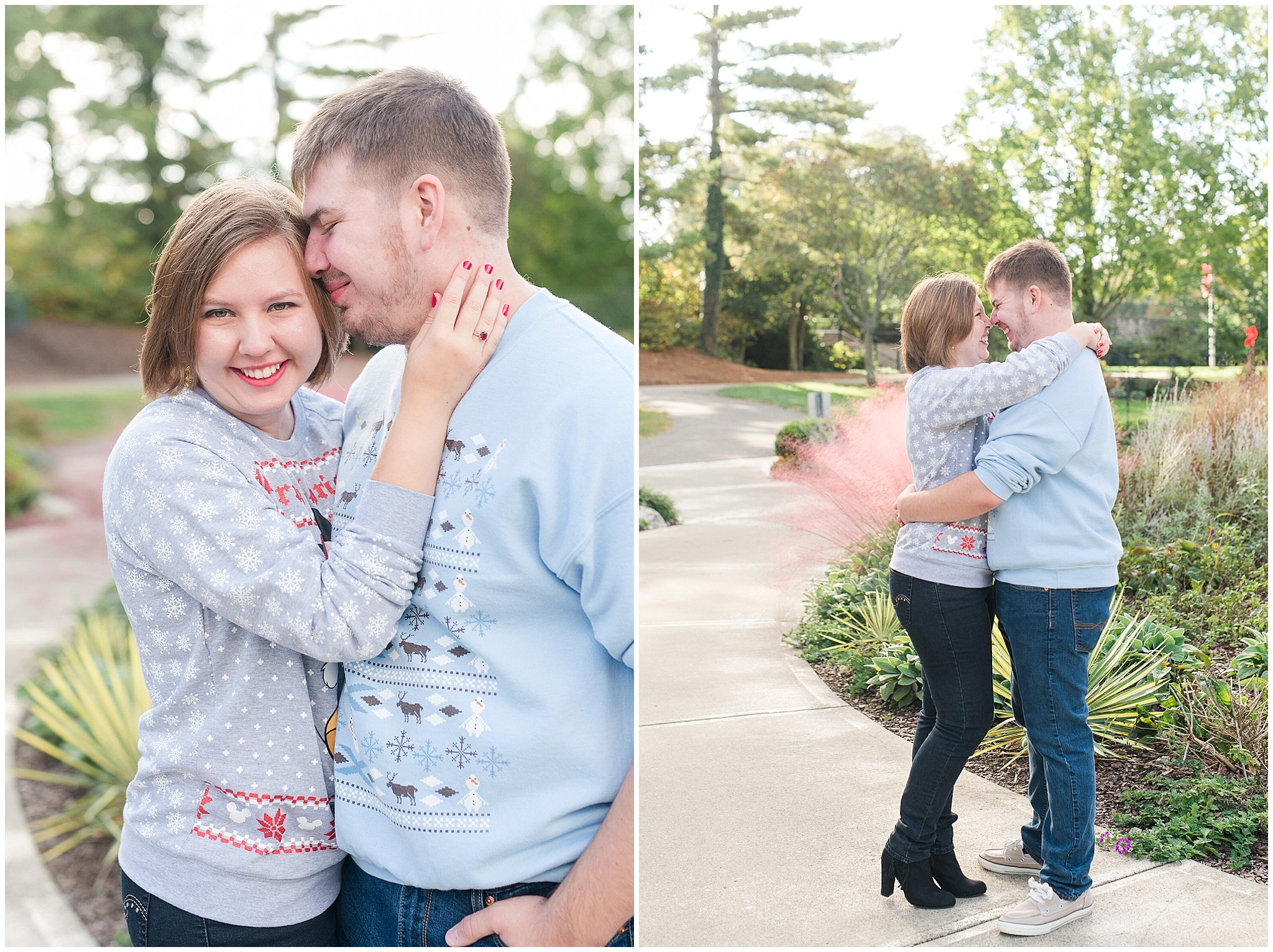 Christmas Inspired Engagement Photos