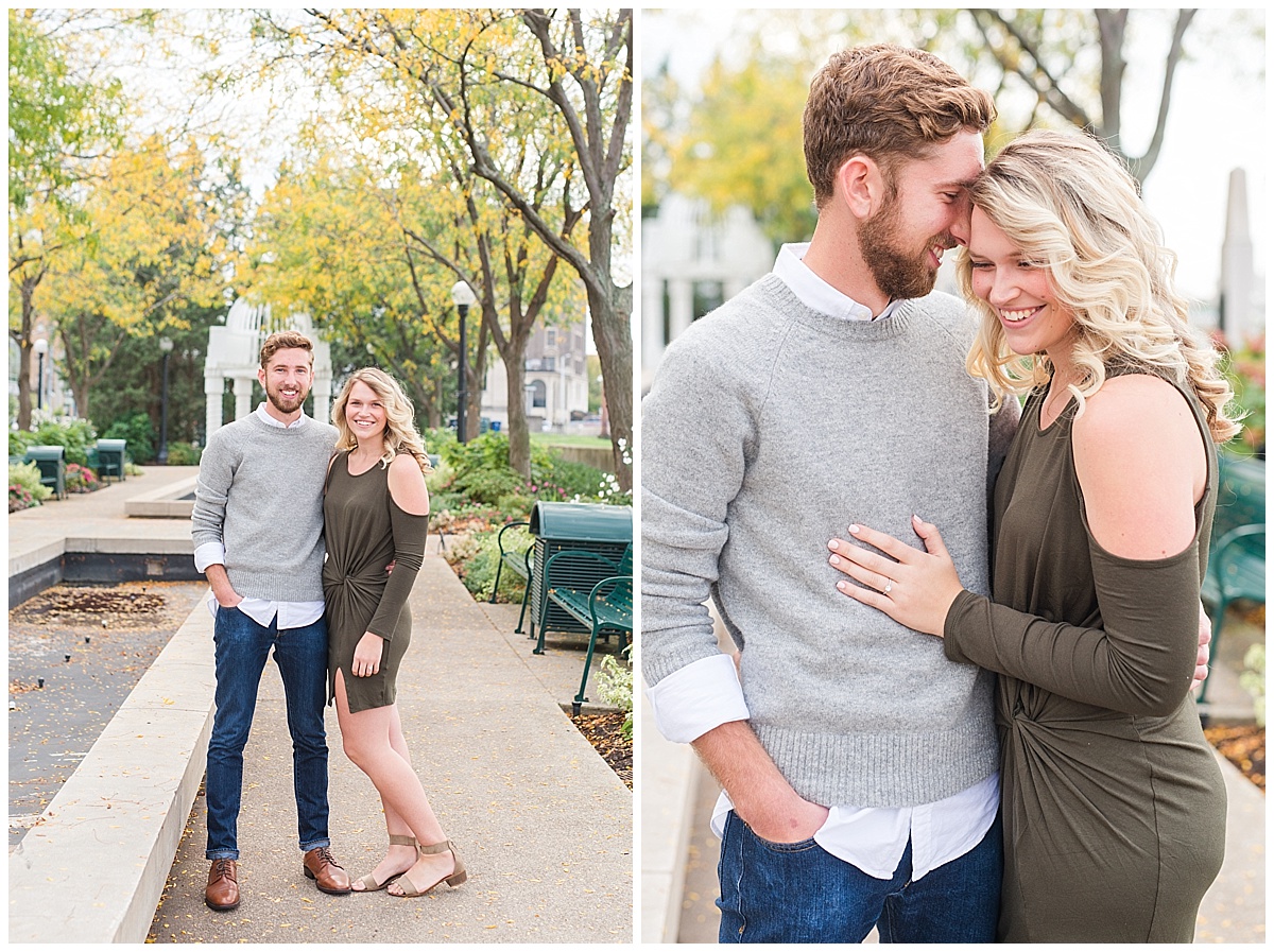 Engagement Photos in Downtown Dayton Ohio