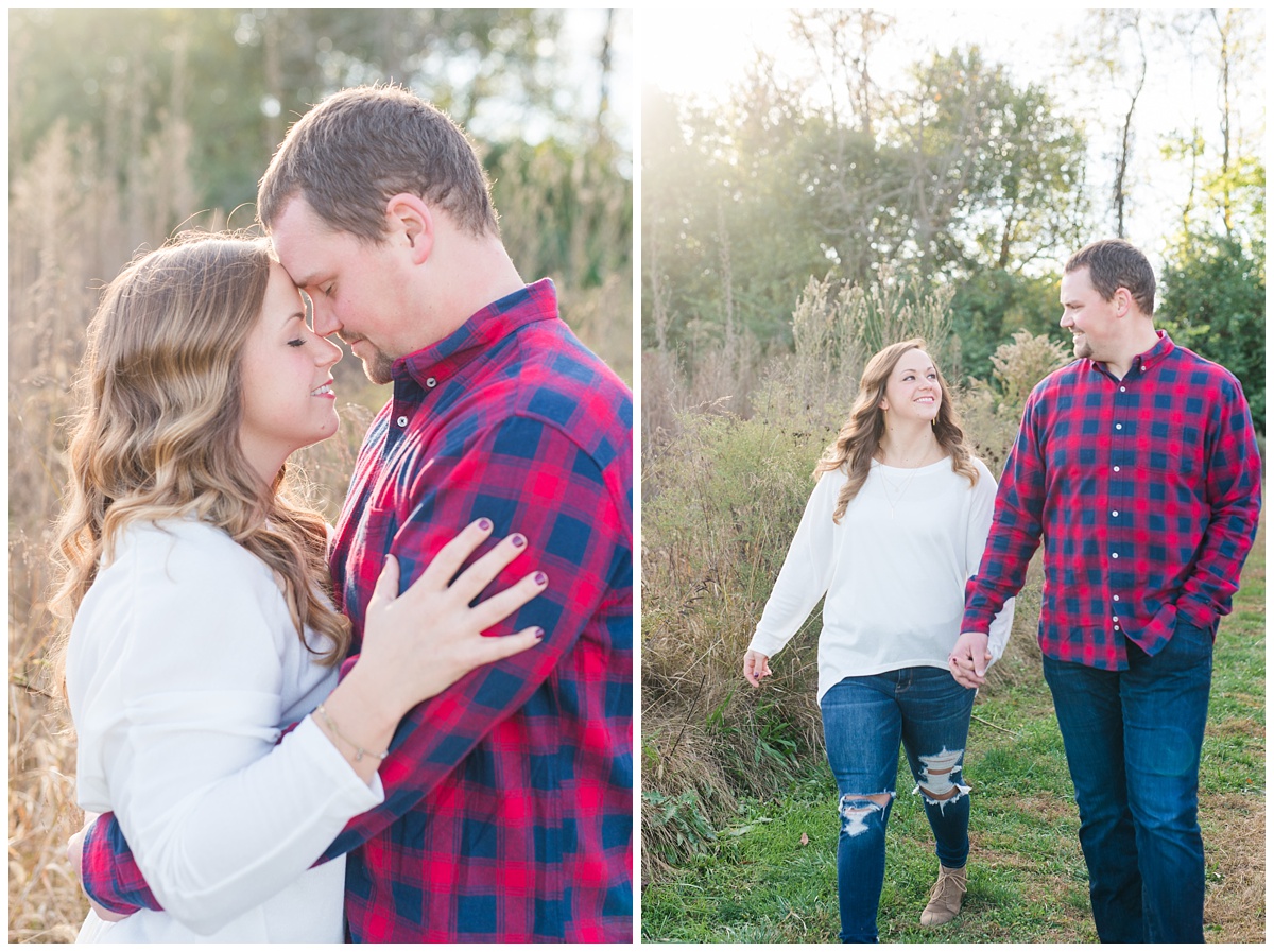 Dreamy Fall Engagement Pictures in Dayton OH