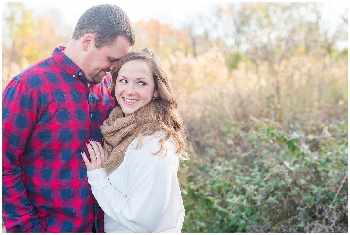 Dreamy Fall Engagement Pictures in Dayton OH
