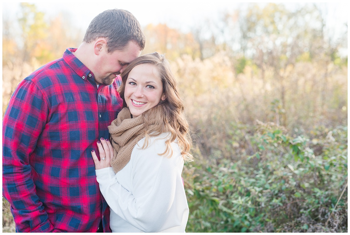 Dreamy Fall Engagement Pictures in Dayton OH