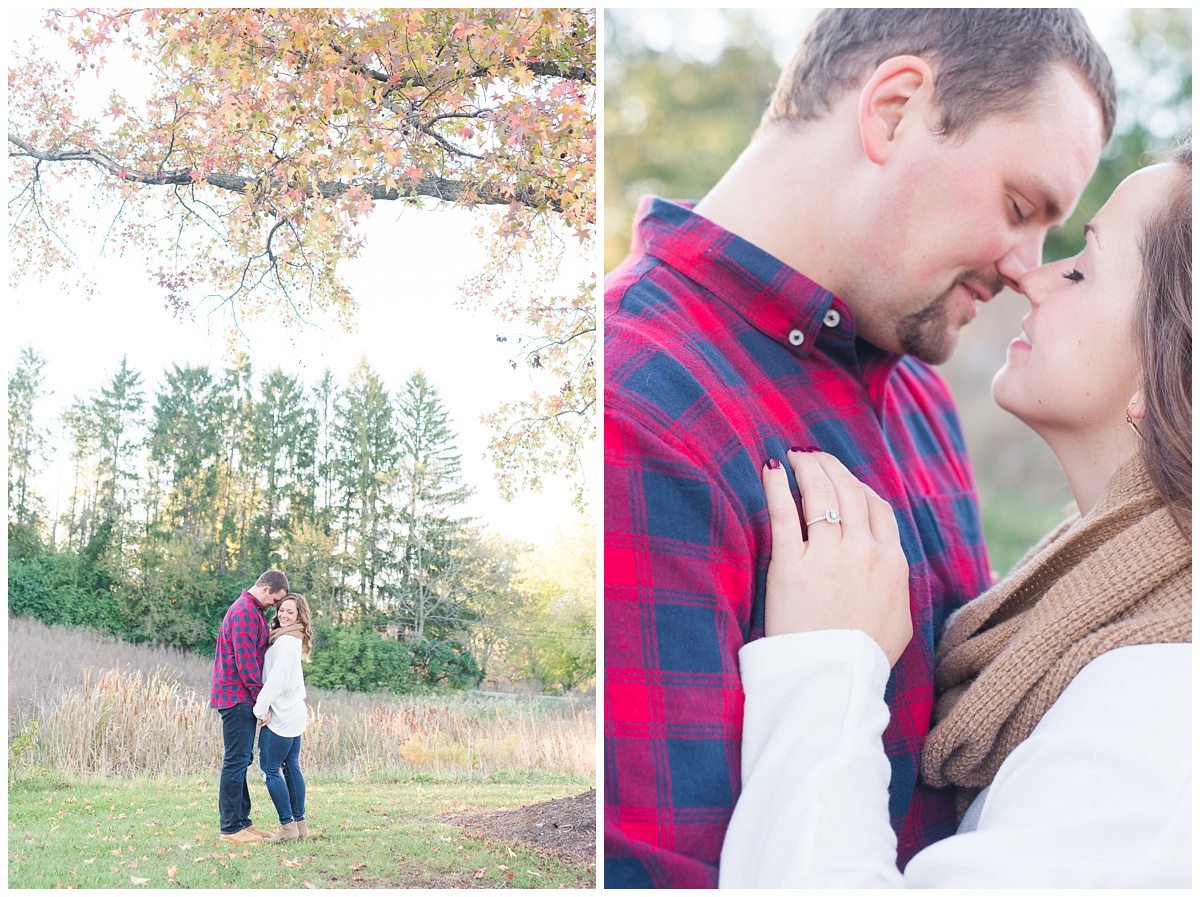 Dreamy Fall Engagement Pictures in Dayton OH