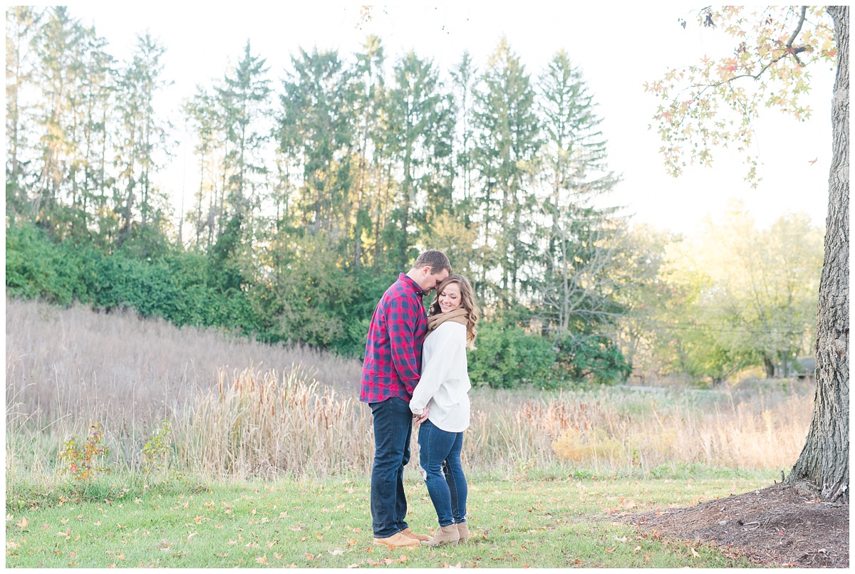 Dreamy Fall Engagement Pictures in Dayton OH
