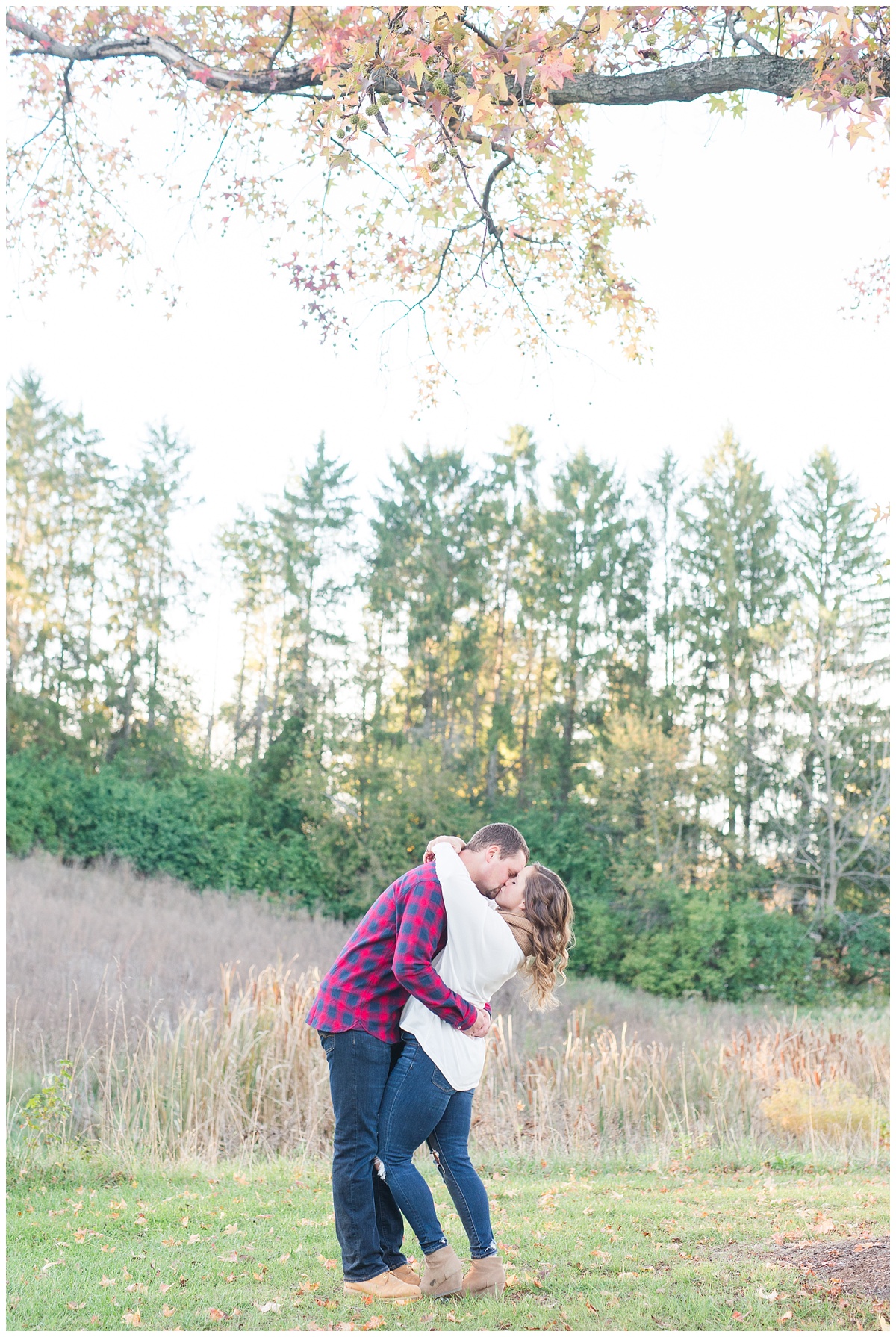 Dreamy Fall Engagement Pictures in Dayton OH