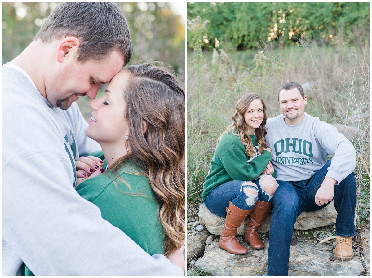 Dreamy Fall Engagement Pictures in Dayton OH