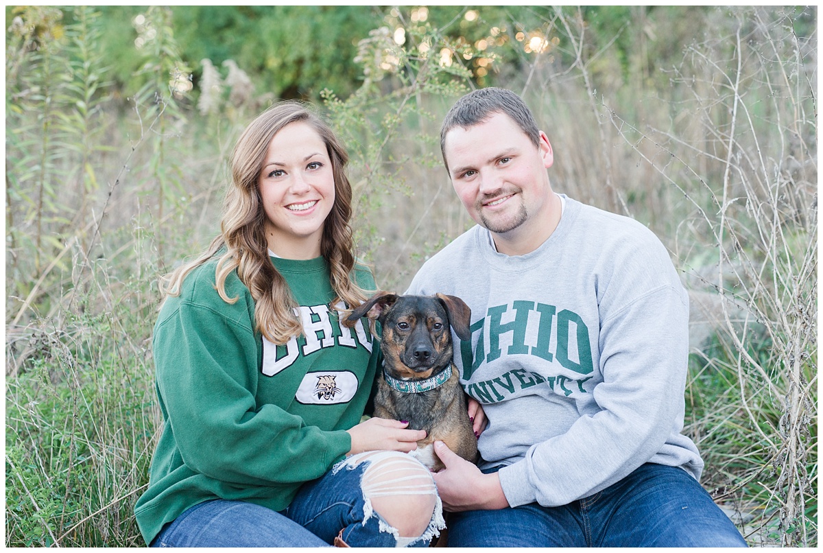 Dreamy Fall Engagement Pictures in Dayton OH