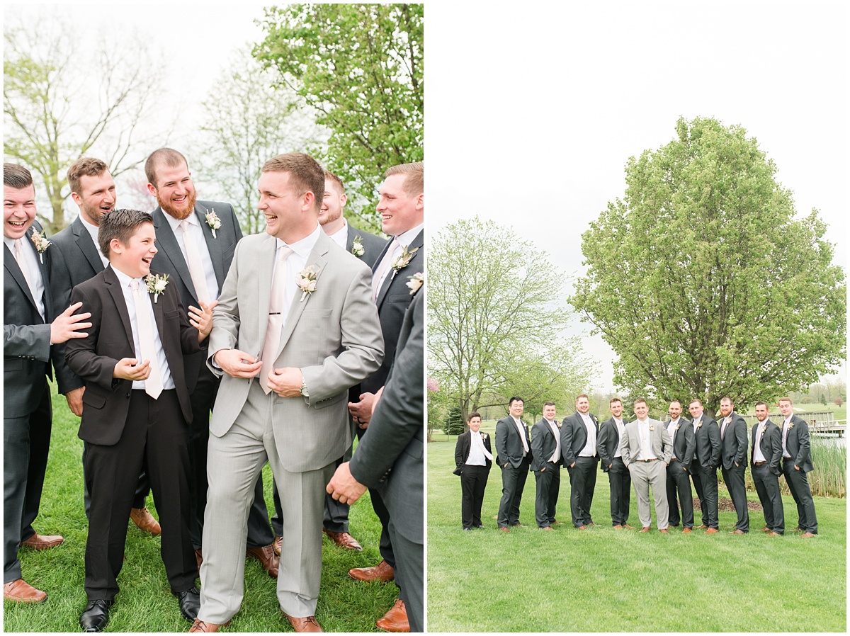 Simple Blush Barn Wedding at Crago Farms Columbus Ohio by Rachael Leigh Photography