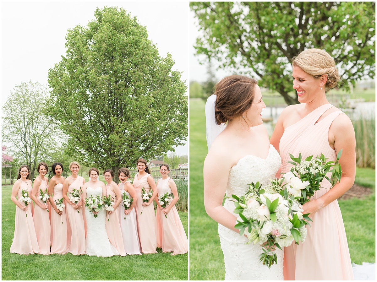 Simple Blush Barn Wedding at Crago Farms Columbus Ohio by Rachael Leigh Photography