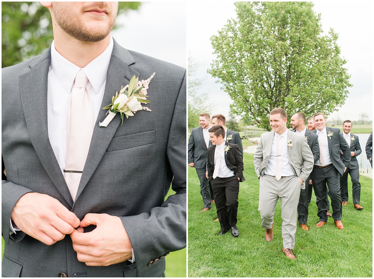 Simple Blush Barn Wedding at Crago Farms Columbus Ohio by Rachael Leigh Photography