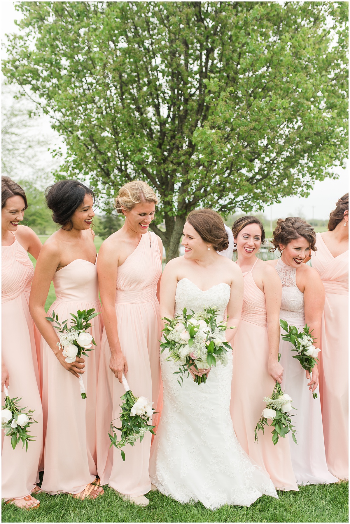Simple Blush Barn Wedding at Crago Farms Columbus Ohio by Rachael Leigh Photography