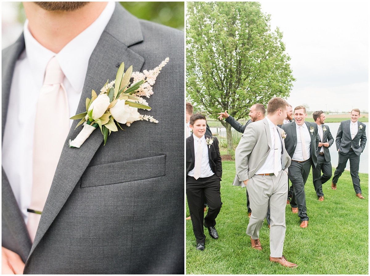 Simple Blush Barn Wedding at Crago Farms Columbus Ohio by Rachael Leigh Photography