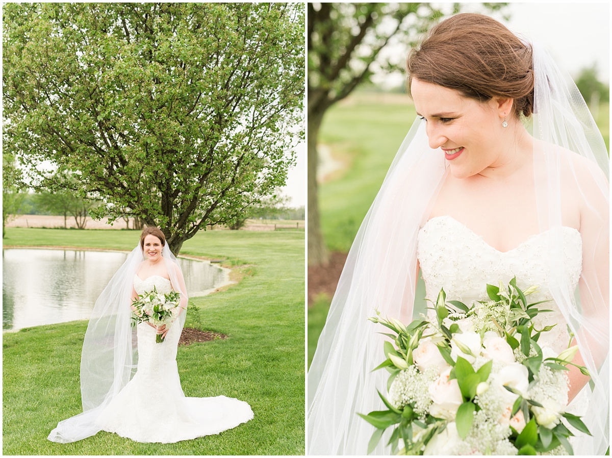 Simple Blush Barn Wedding at Crago Farms Columbus Ohio by Rachael Leigh Photography