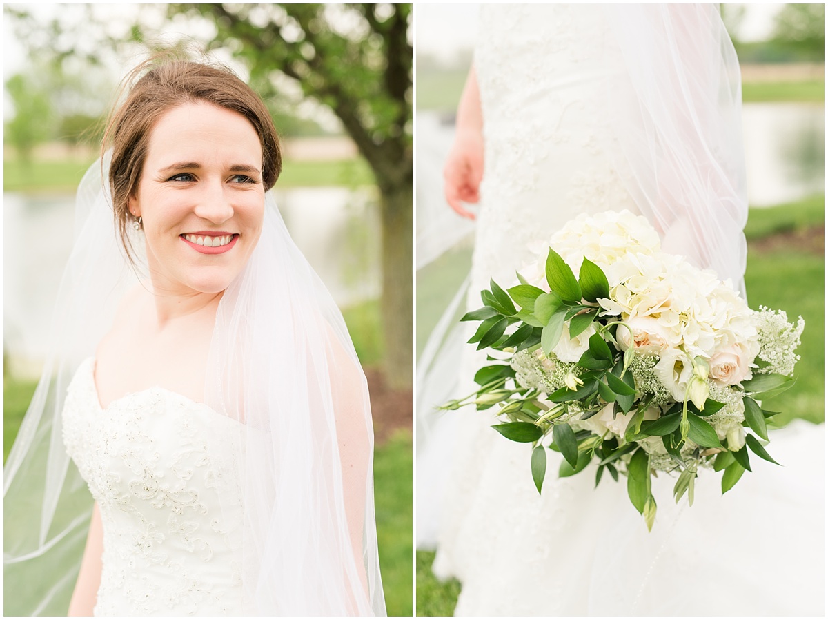 Simple Blush Barn Wedding at Crago Farms Columbus Ohio by Rachael Leigh Photography