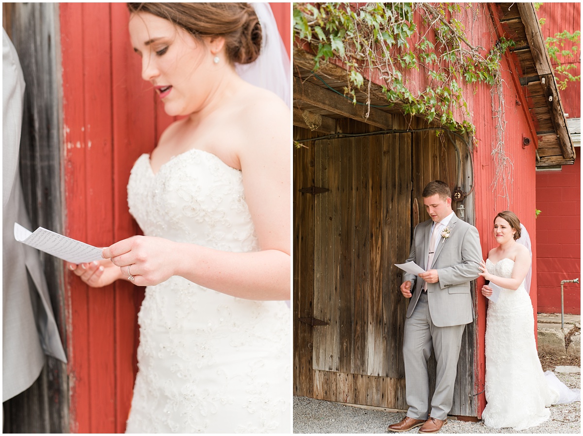 Simple Blush Barn Wedding at Crago Farms Columbus Ohio by Rachael Leigh Photography