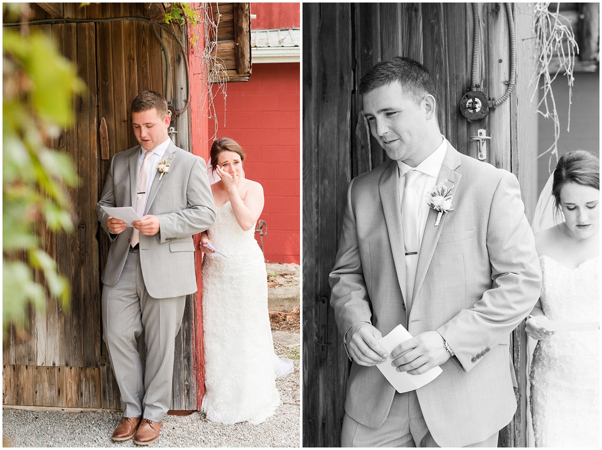 Simple Blush Barn Wedding at Crago Farms Columbus Ohio by Rachael Leigh Photography