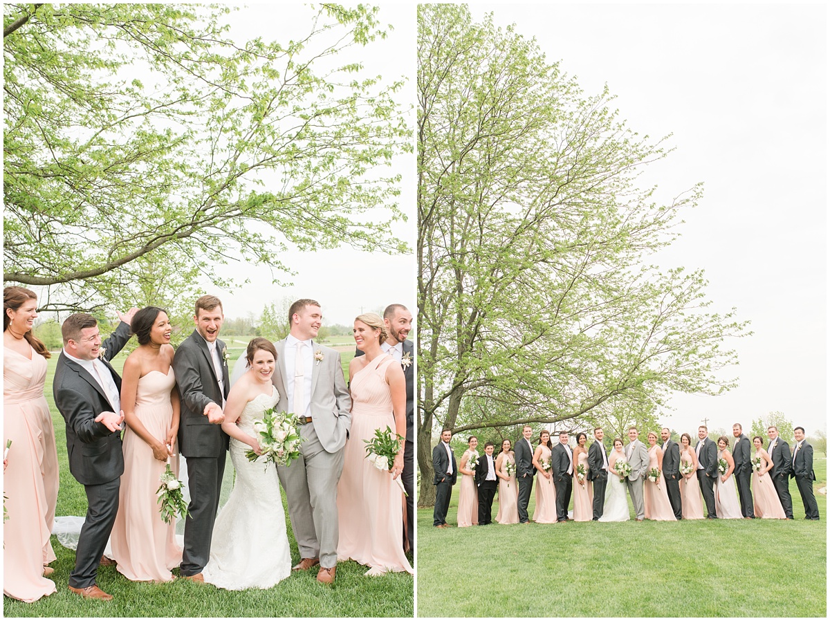 Simple Blush Barn Wedding at Crago Farms Columbus Ohio by Rachael Leigh Photography