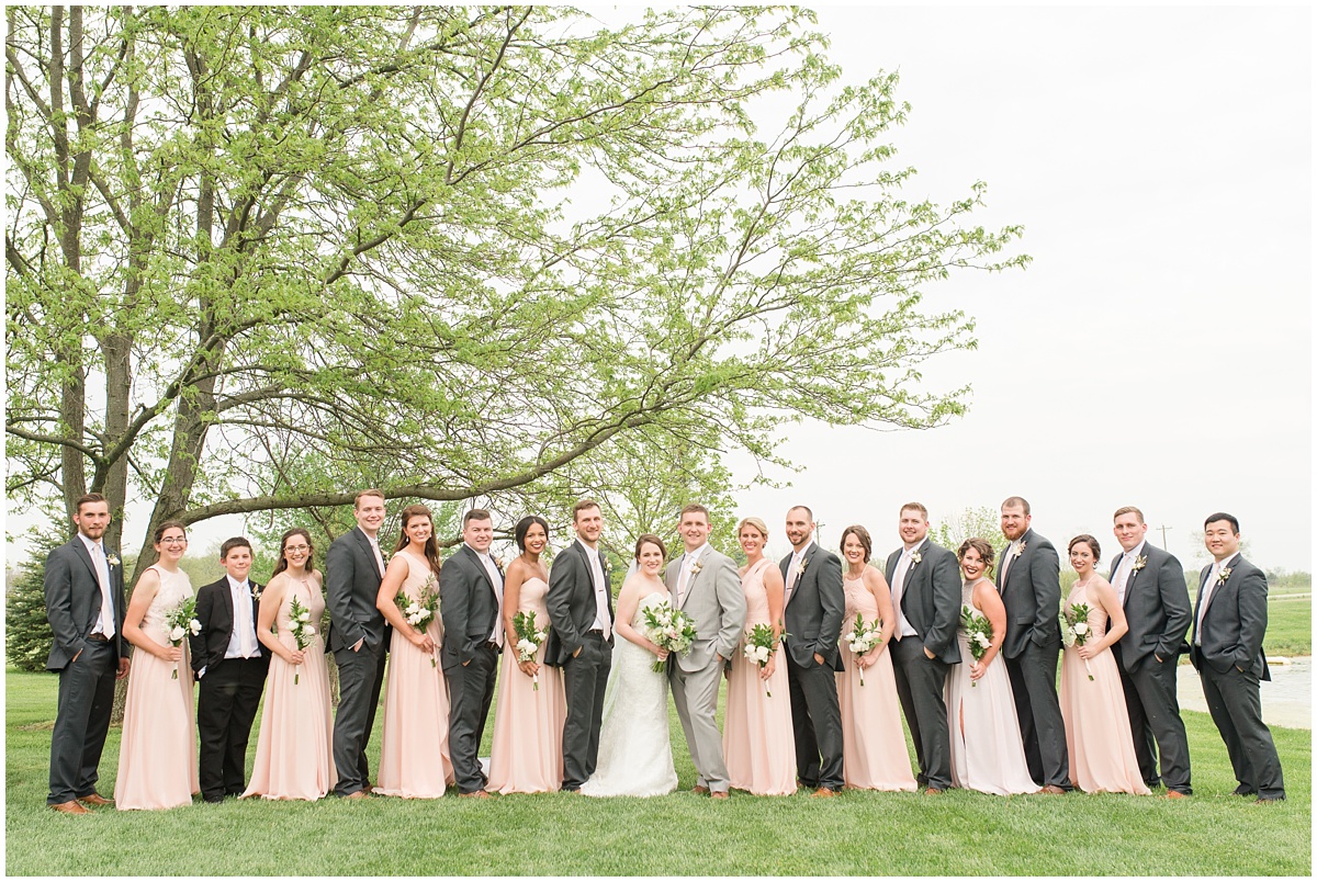 Simple Blush Barn Wedding at Crago Farms Columbus Ohio by Rachael Leigh Photography