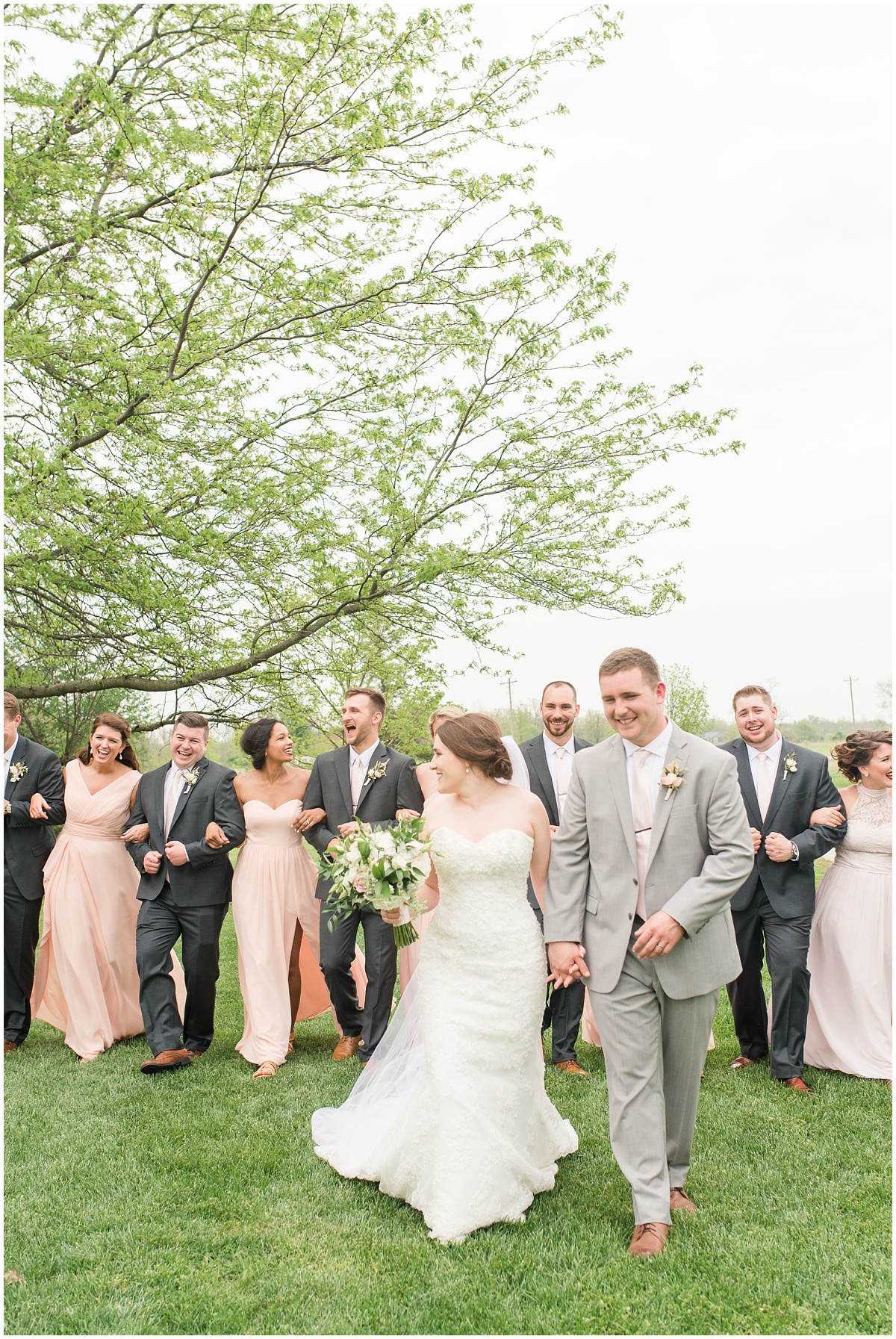 Simple Blush Barn Wedding at Crago Farms Columbus Ohio by Rachael Leigh Photography