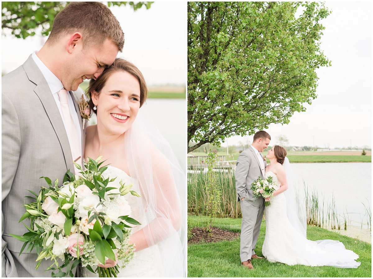Simple Blush Barn Wedding at Crago Farms Columbus Ohio by Rachael Leigh Photography