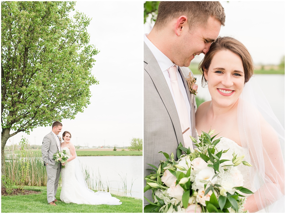 Simple Blush Barn Wedding at Crago Farms Columbus Ohio by Rachael Leigh Photography