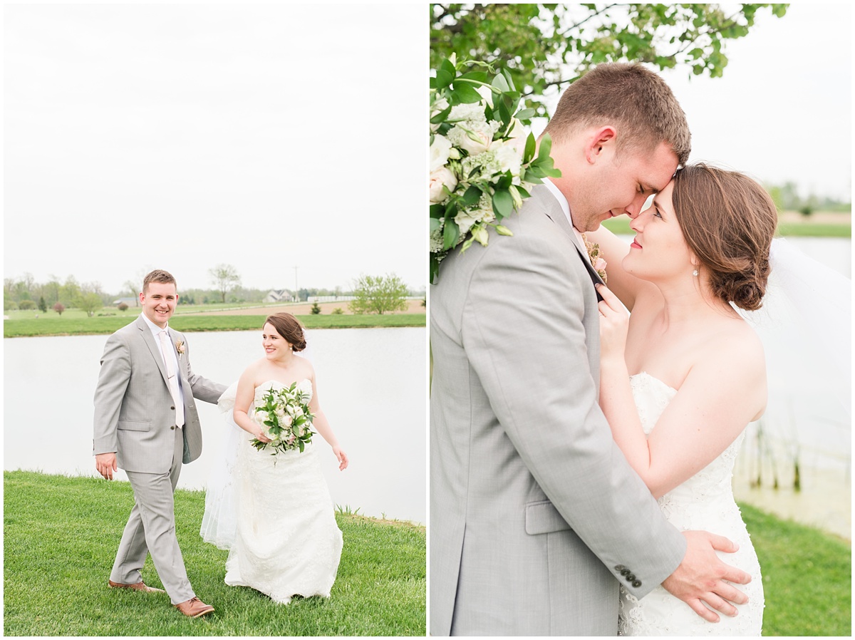 Simple Blush Barn Wedding at Crago Farms Columbus Ohio by Rachael Leigh Photography