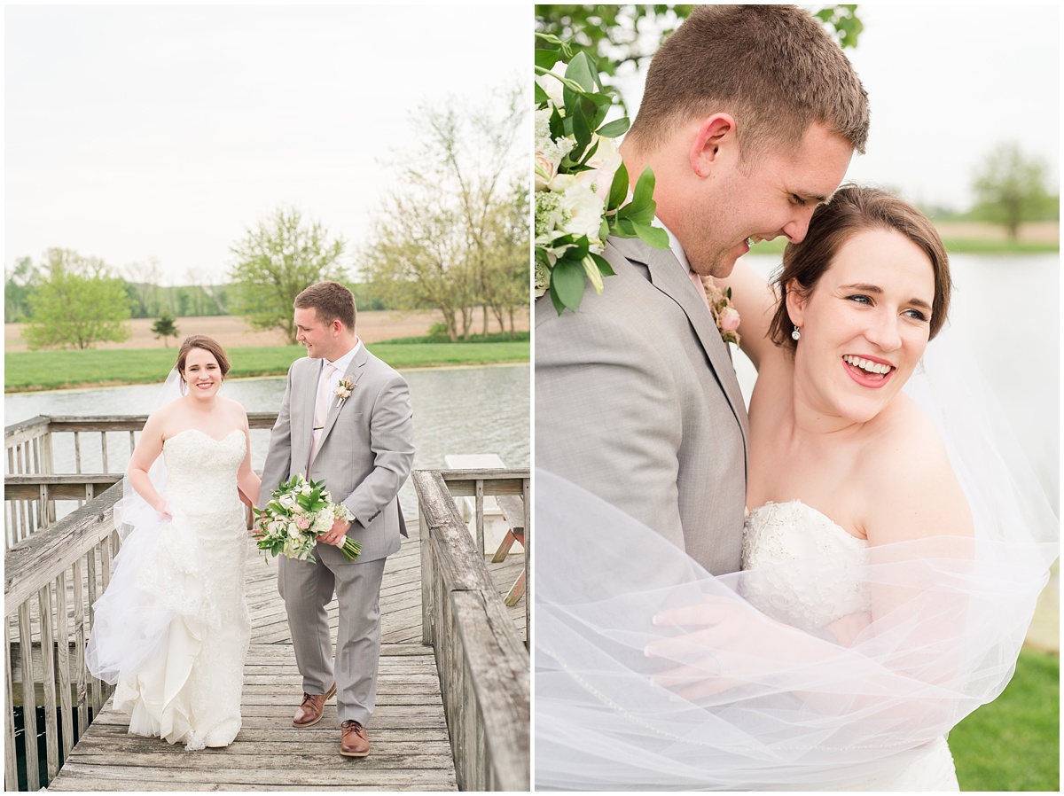 Simple Blush Barn Wedding at Crago Farms Columbus Ohio by Rachael Leigh Photography