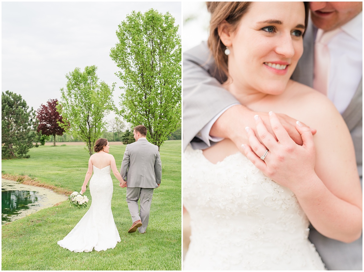 Simple Blush Barn Wedding at Crago Farms Columbus Ohio by Rachael Leigh Photography