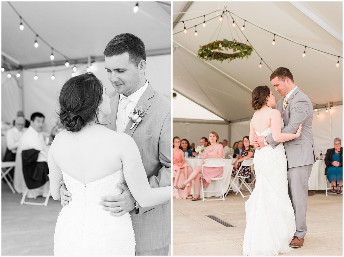 Simple Blush Barn Wedding at Crago Farms Columbus Ohio by Rachael Leigh Photography