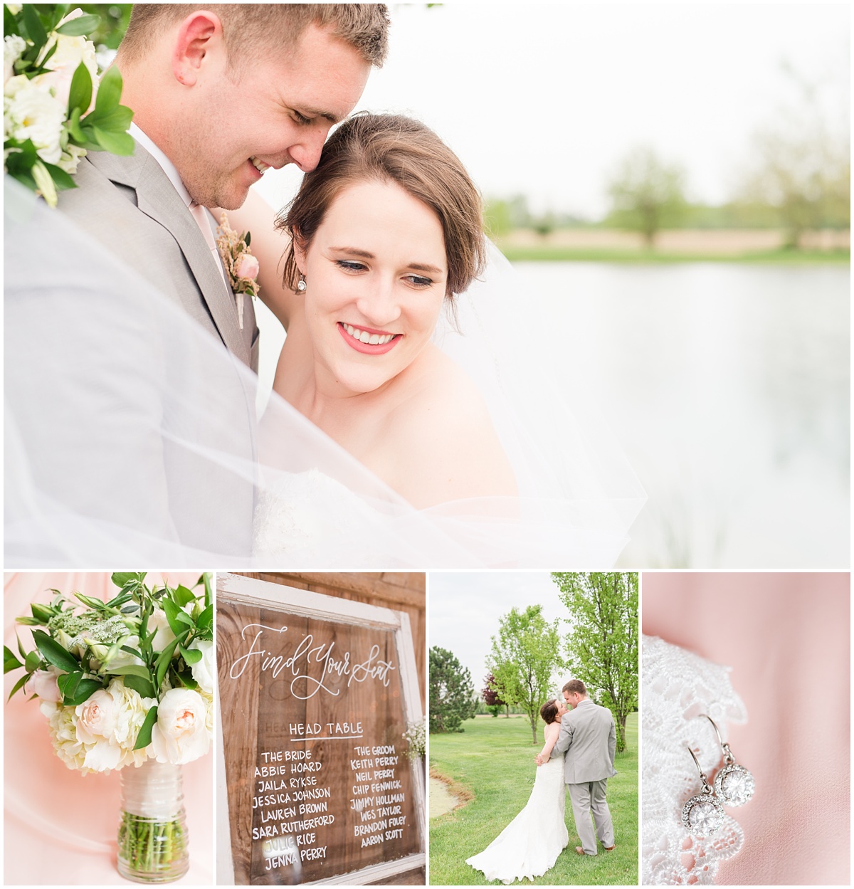 Simple Blush Barn Wedding at Crago Farms Columbus Ohio by Rachael Leigh Photography