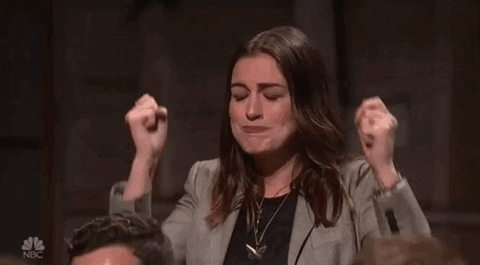 Anne Hathaway shocked during snl skit